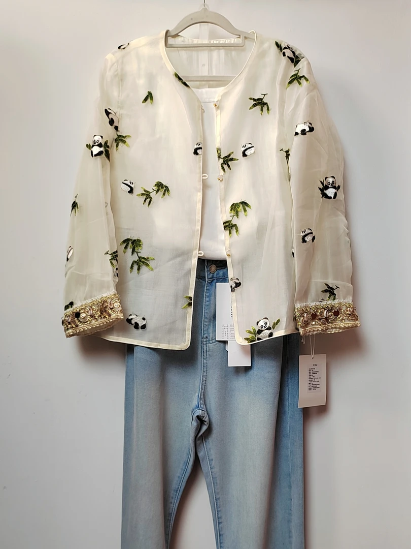 【061-120编码】新中式外套夏季