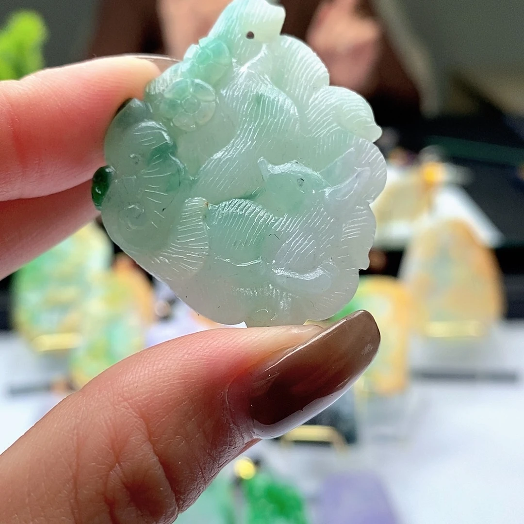定制翡翠未镶嵌翡翠A货