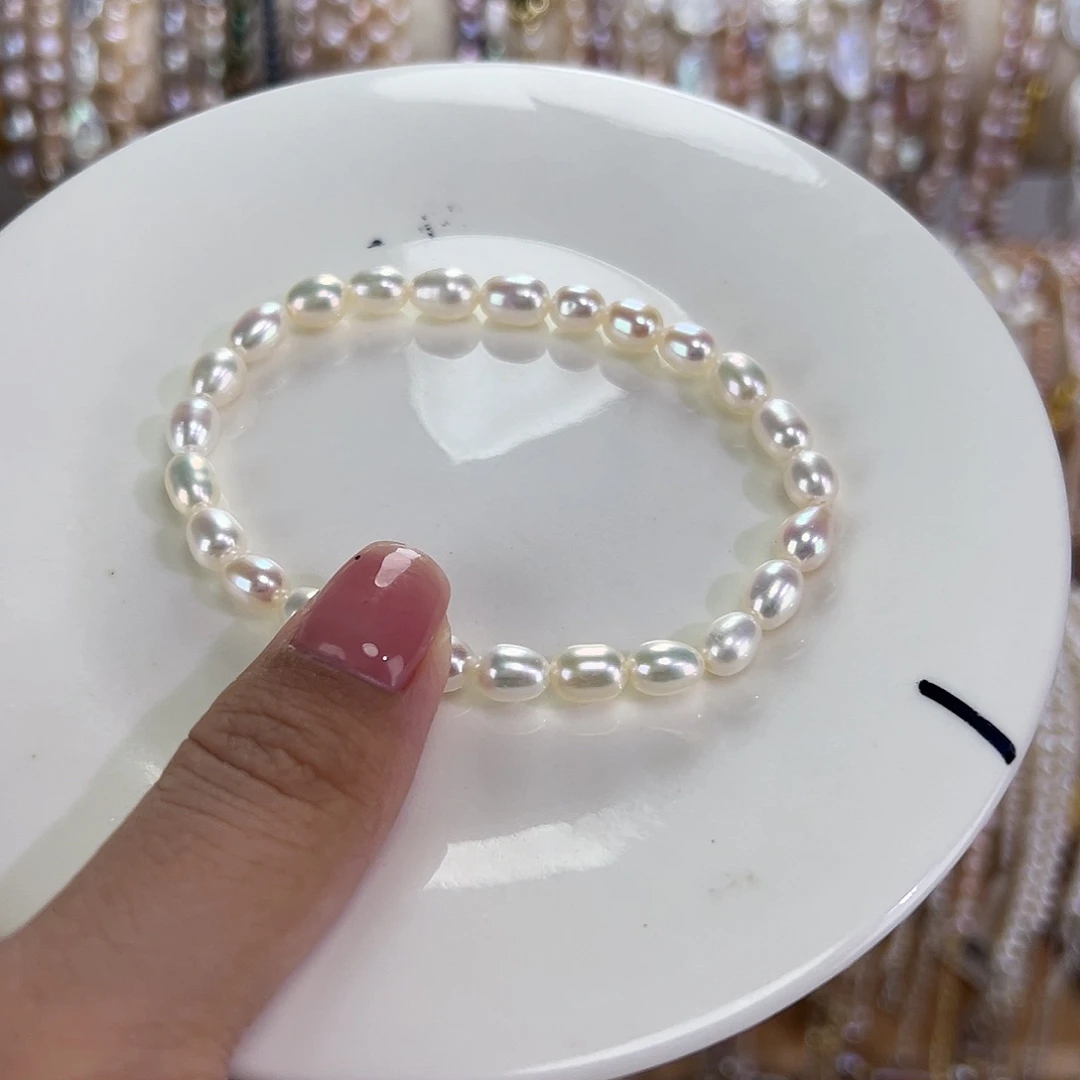 淡水珍珠手绳钛钢