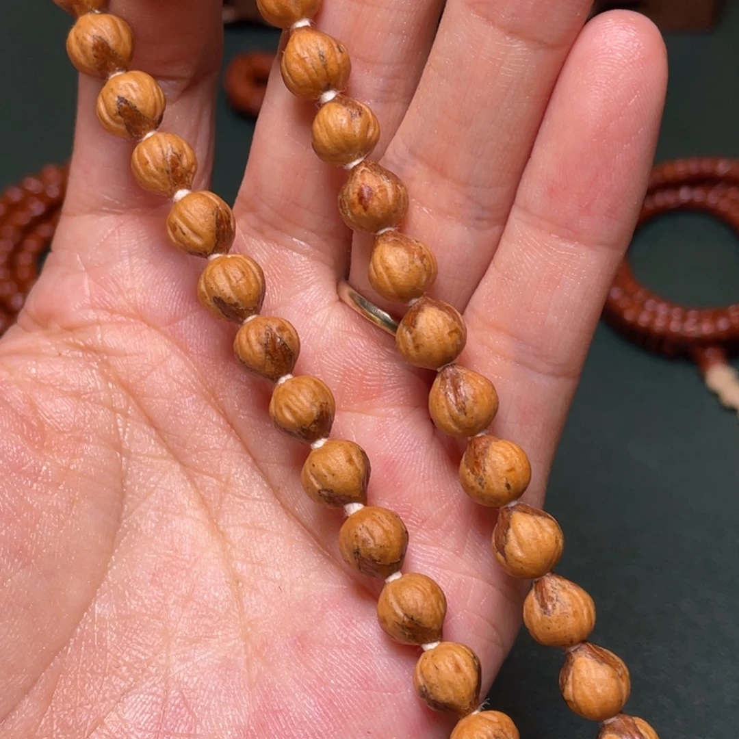 柏香籽/百香籽吊坠红芽莲花手持