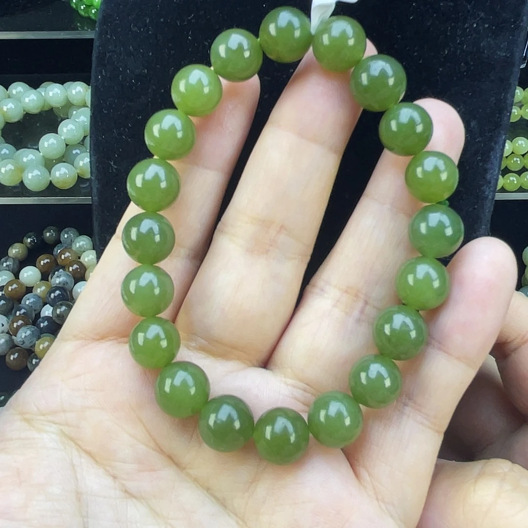 和田玉未镶嵌手链10