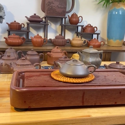 手工艺品琉璃紫砂壶