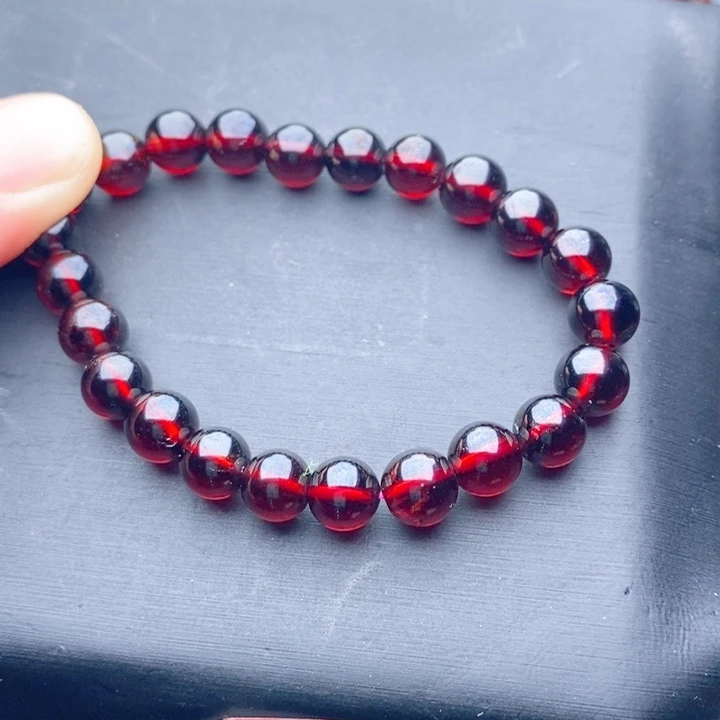 手链未镶嵌石榴石7.5毫米经济实惠