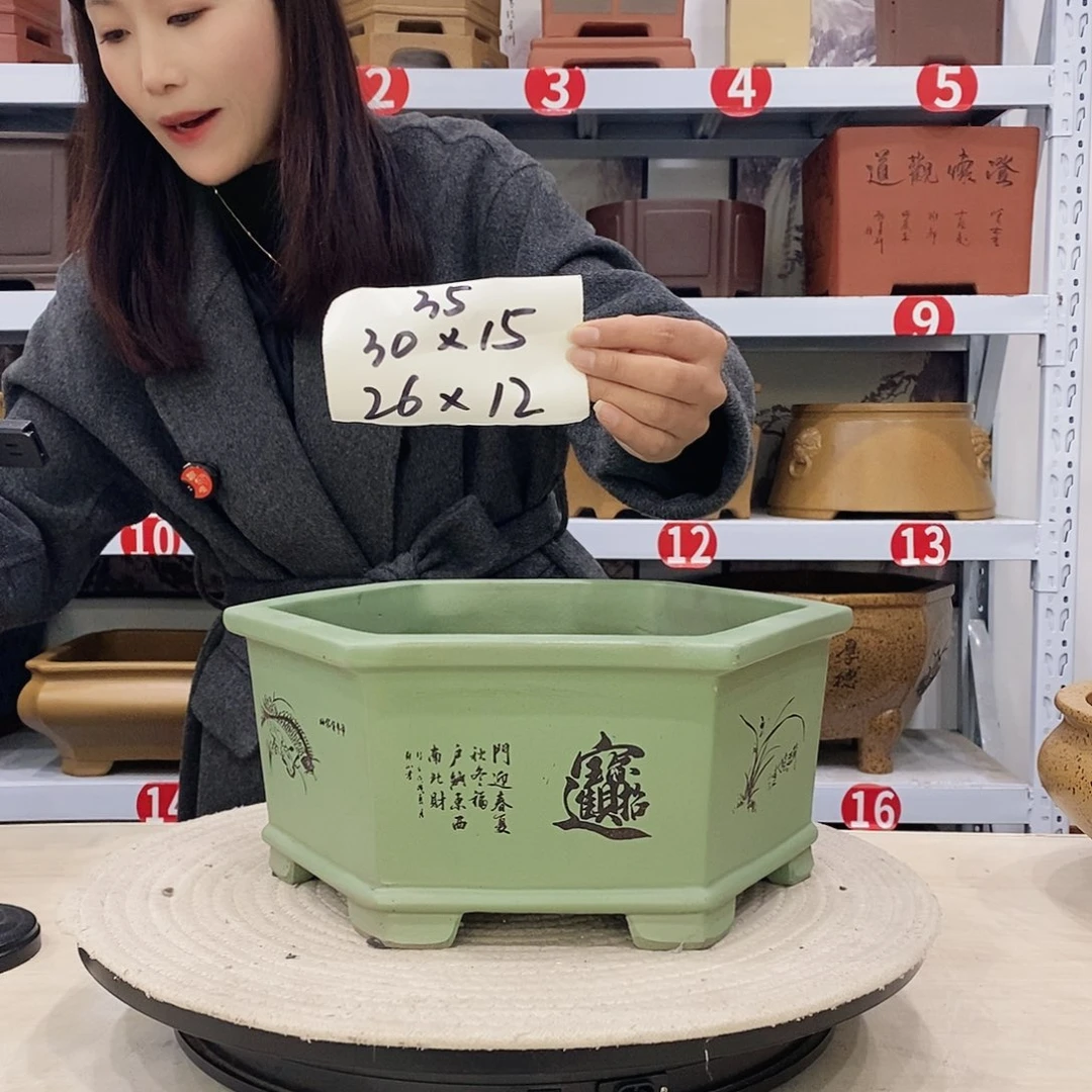 紫砂花盆紫砂花盆