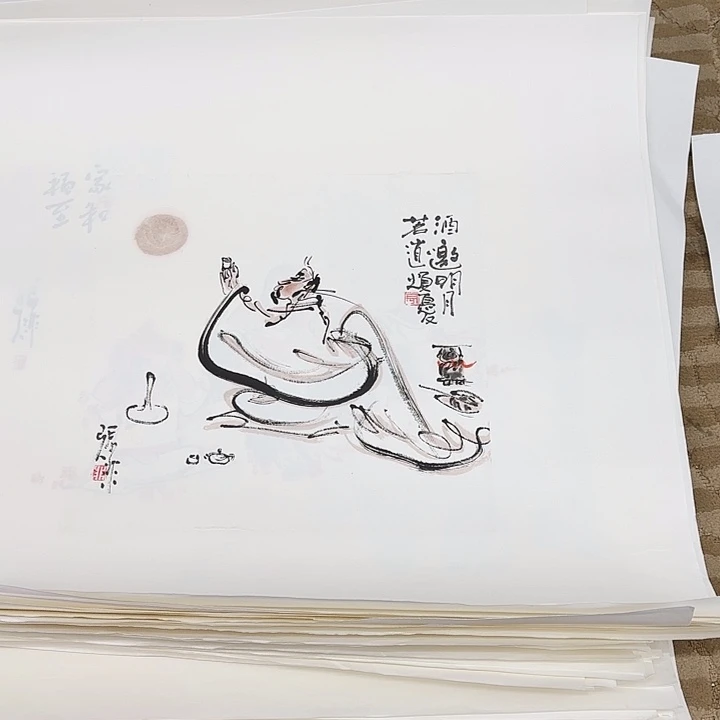 国画花鸟等图案的图案