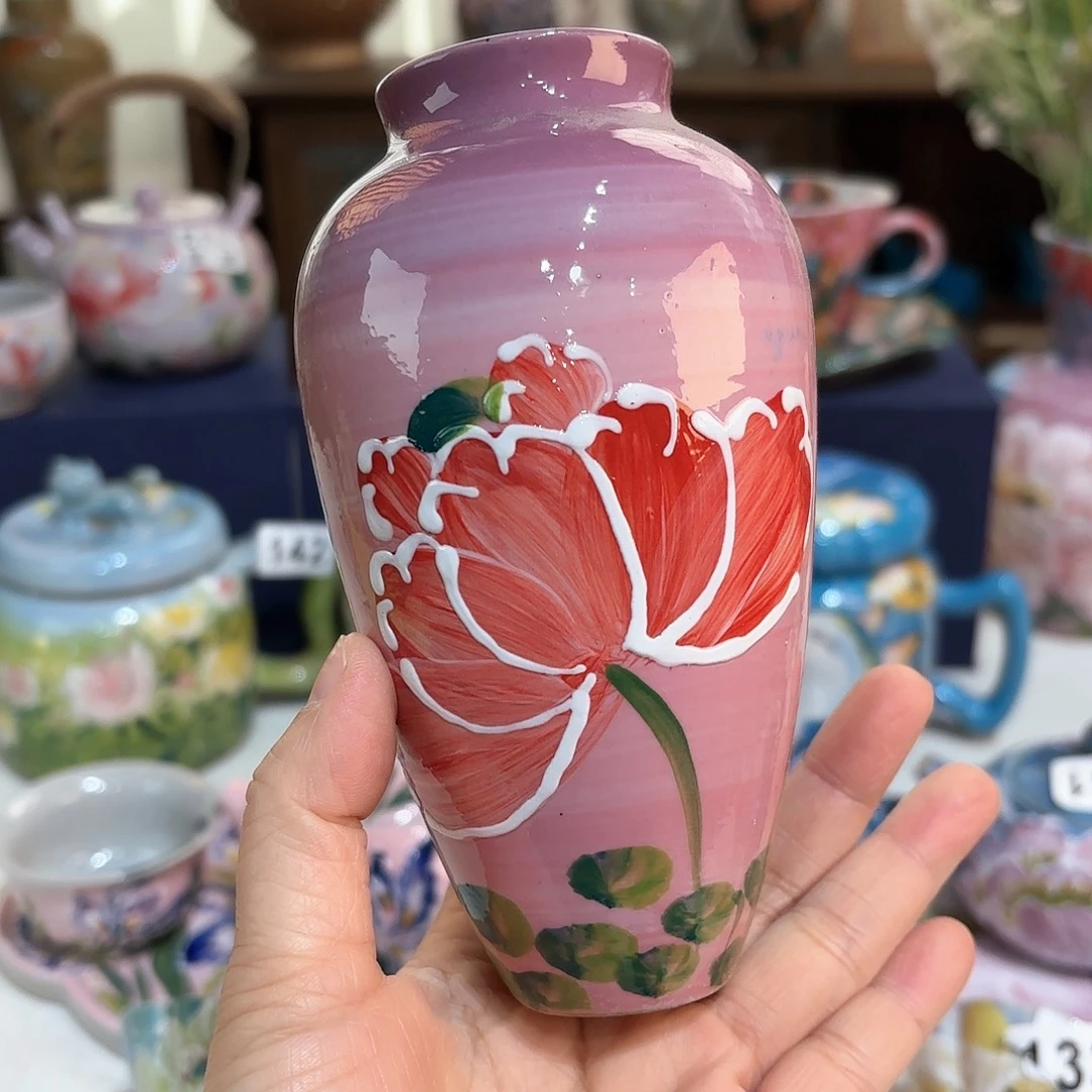 景德镇手绘高温釉下彩陶瓷茶具
