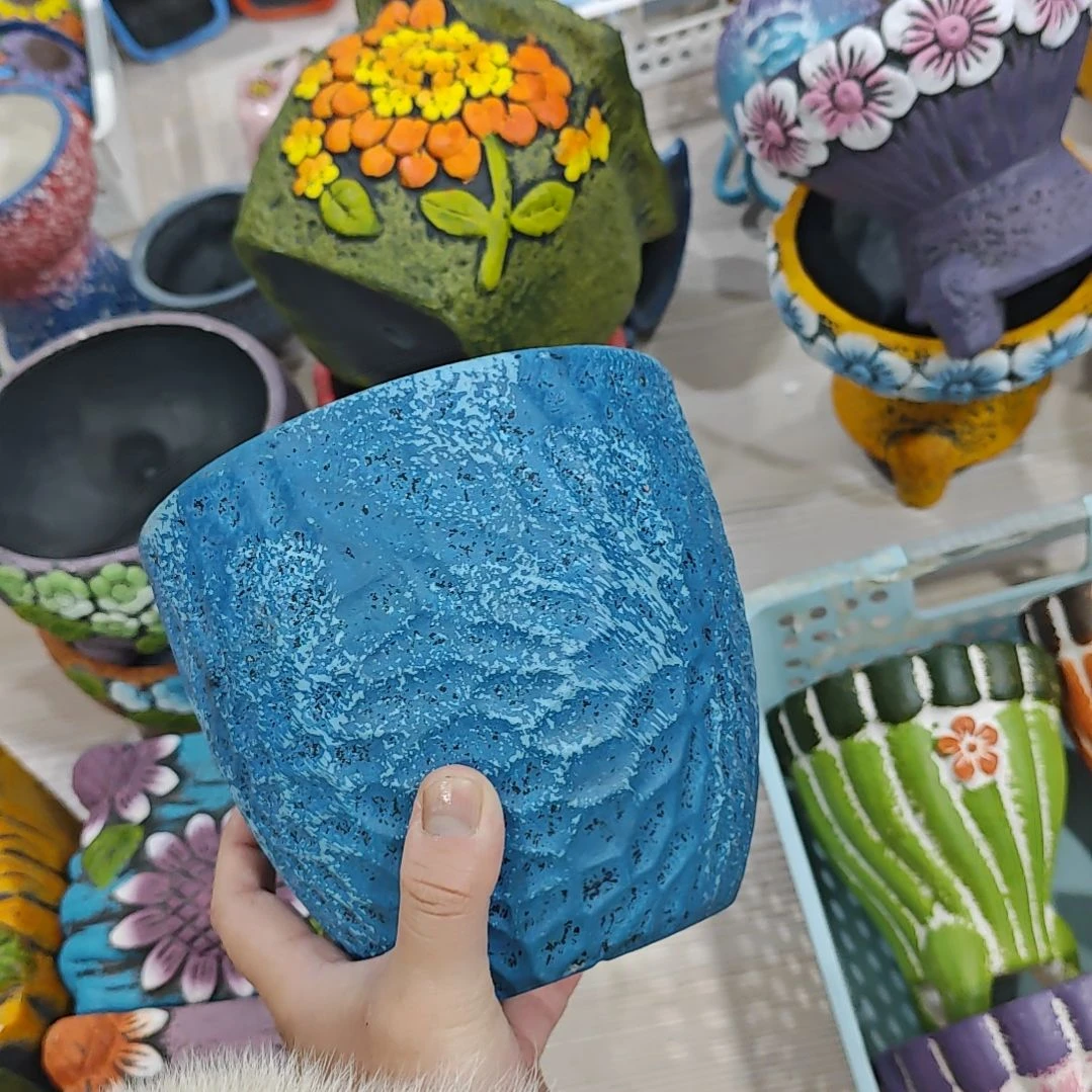 陶吸水透气的白陶花盆凑满12发货