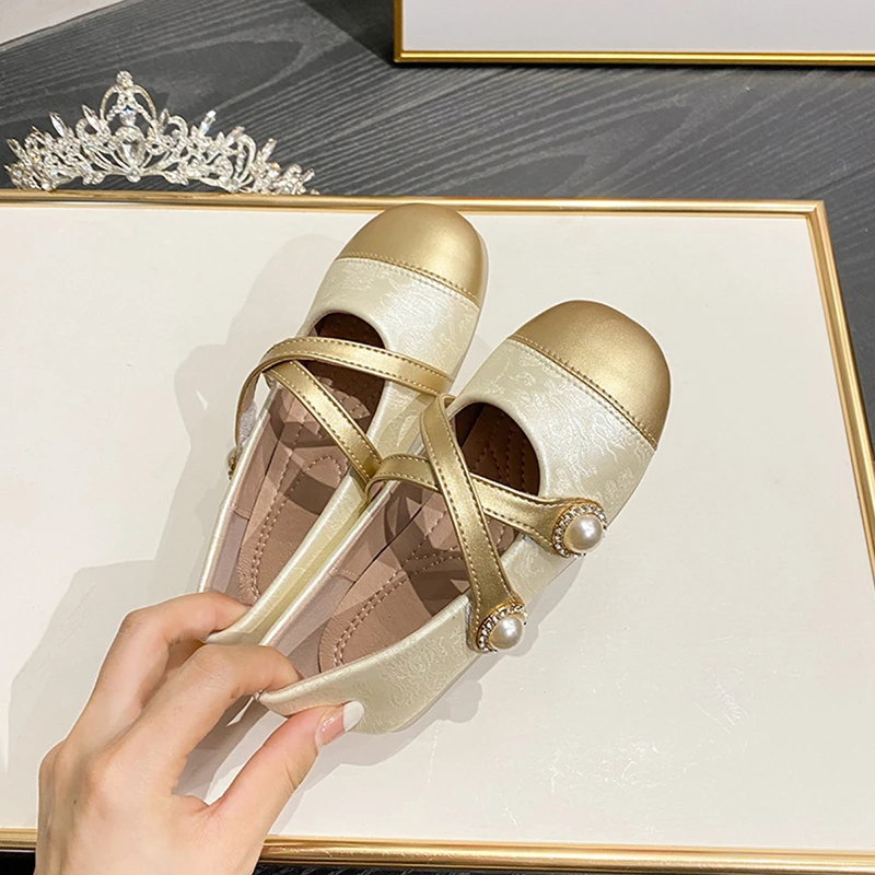 童一密度【新中式】春秋新款软底国风公主鞋小女孩单鞋公主鞋X107