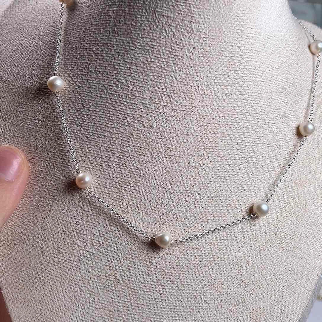 淡水珍珠未镶嵌颈饰