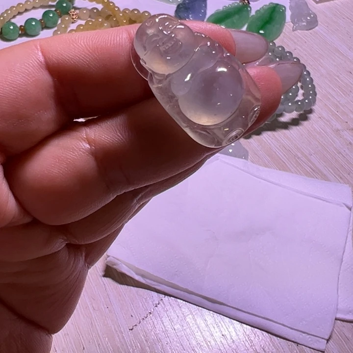 翡翠散珠冰糖雪梨厚装站佛