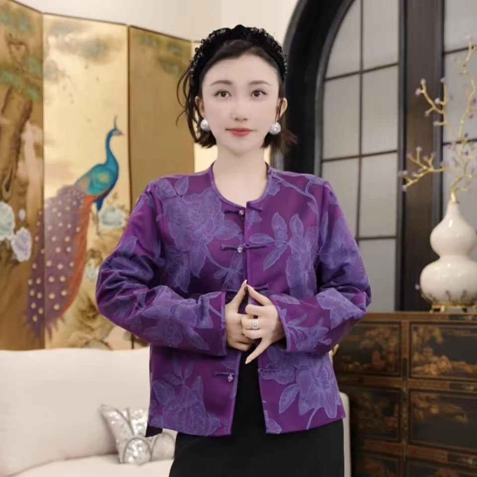 Betty Bairn【鸣春涧】新中式提花刺绣外套25B-BW8801