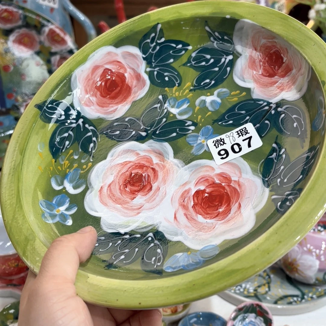 景德镇手绘高温釉下彩陶瓷茶具