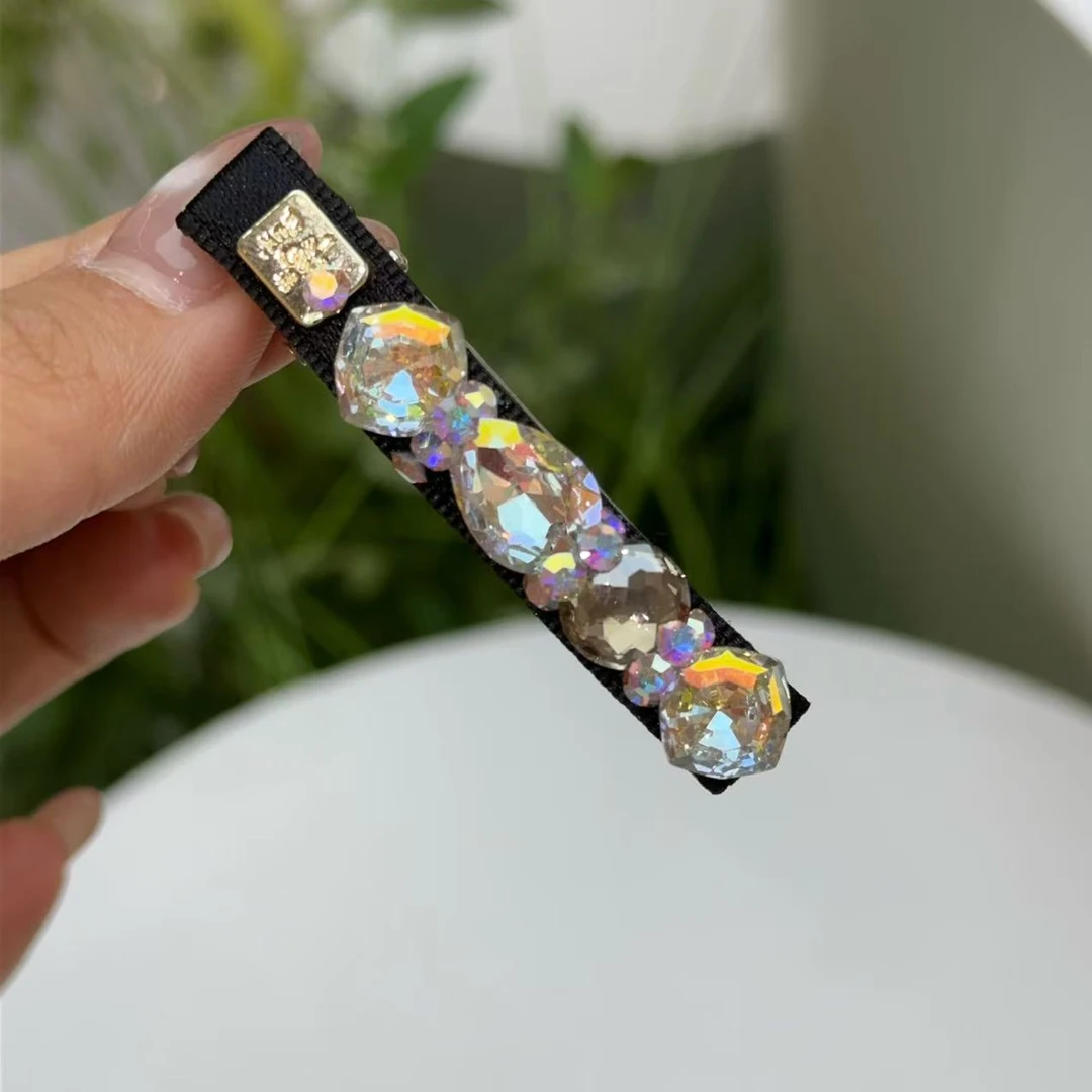 挽梦精品水晶小清新高级感六公分压夹2116