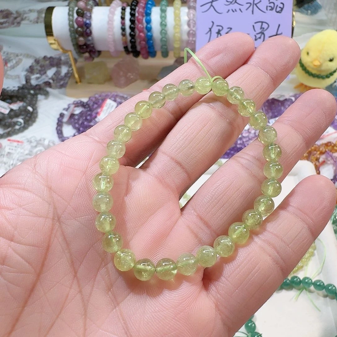 水晶手链未镶嵌沙弗莱