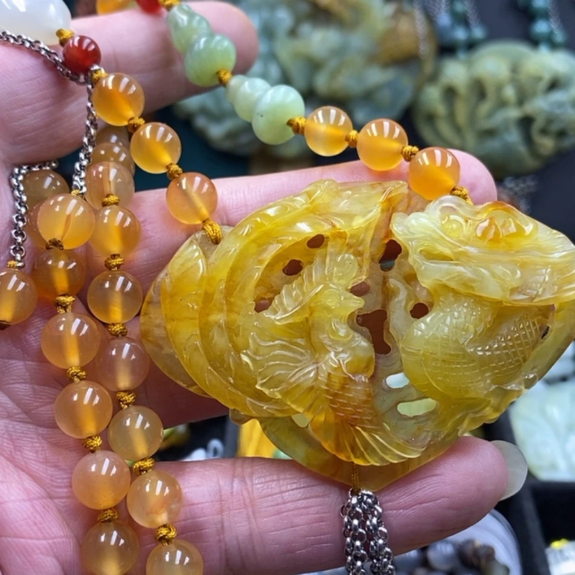 【闪购商品】未镶嵌蛇纹石玉吊坠