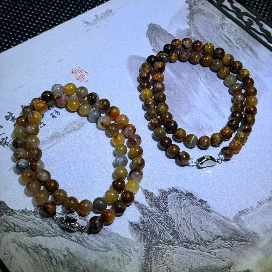 C11229【福嘟嘟】陀舍上古龙帝木变石项链-多样性只发一件货-卡9+