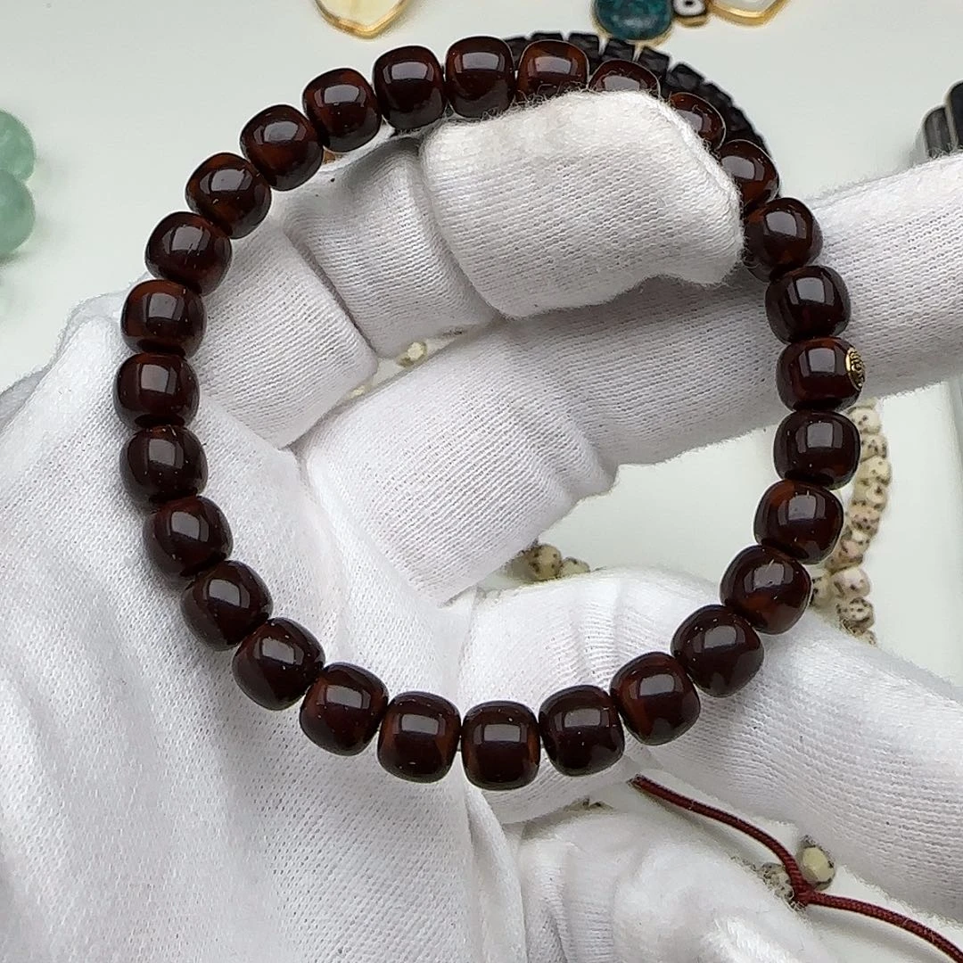 吃***拳紫金鼠手串老型手串