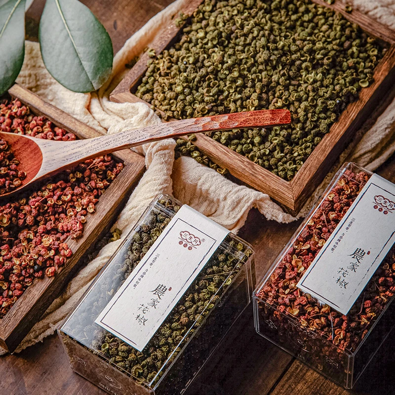 三生川四川汉源花椒大红袍麻椒新鲜红青花椒藤椒特麻香料调料礼盒
