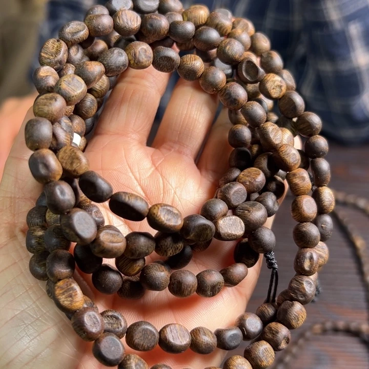 手串沉香红土乌身22克卡7多样性发到一串