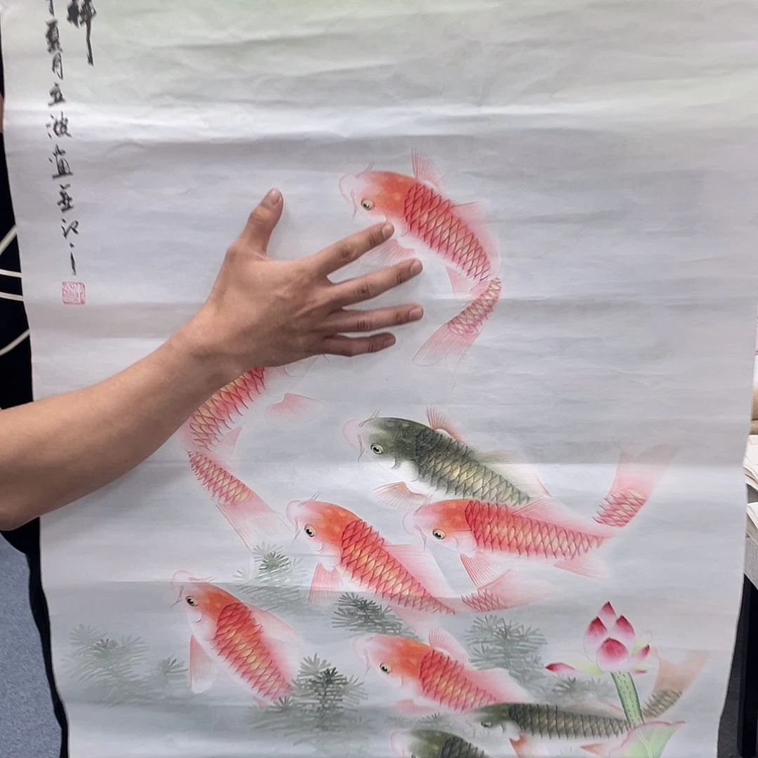 国画纯手绘字画宣纸