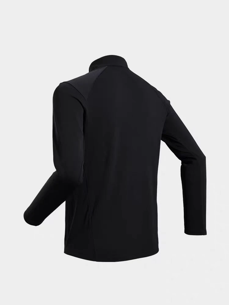 2025新款秋季男女同款训练长袖速干卫衣（半拉链）2689