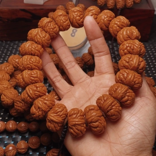 桃核手串龙纹桃核