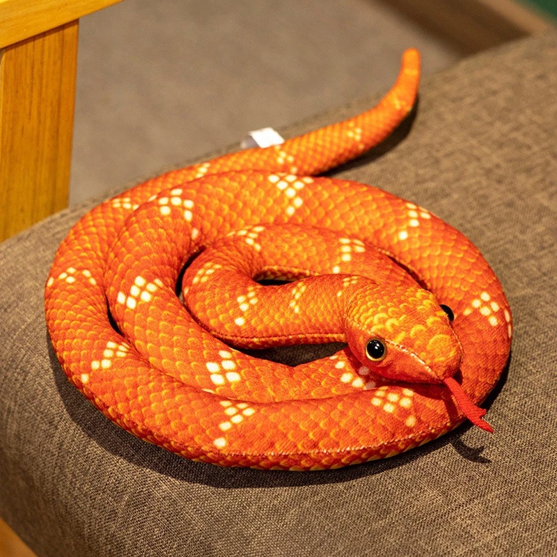 外贸亚马逊蛇毛绒玩具公仔挂件抓机娃娃公司年会活动礼品