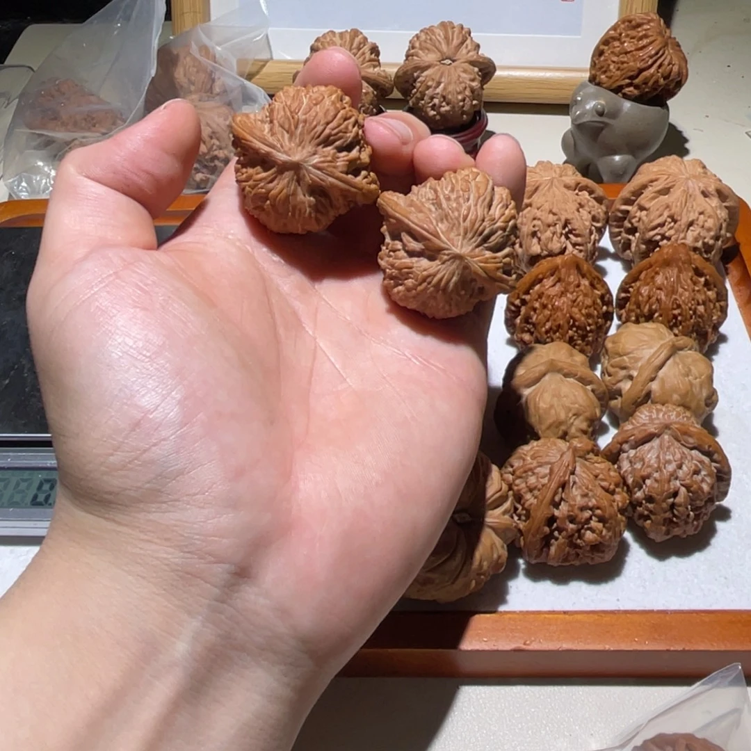 文玩核桃吊坠40全品磨盘