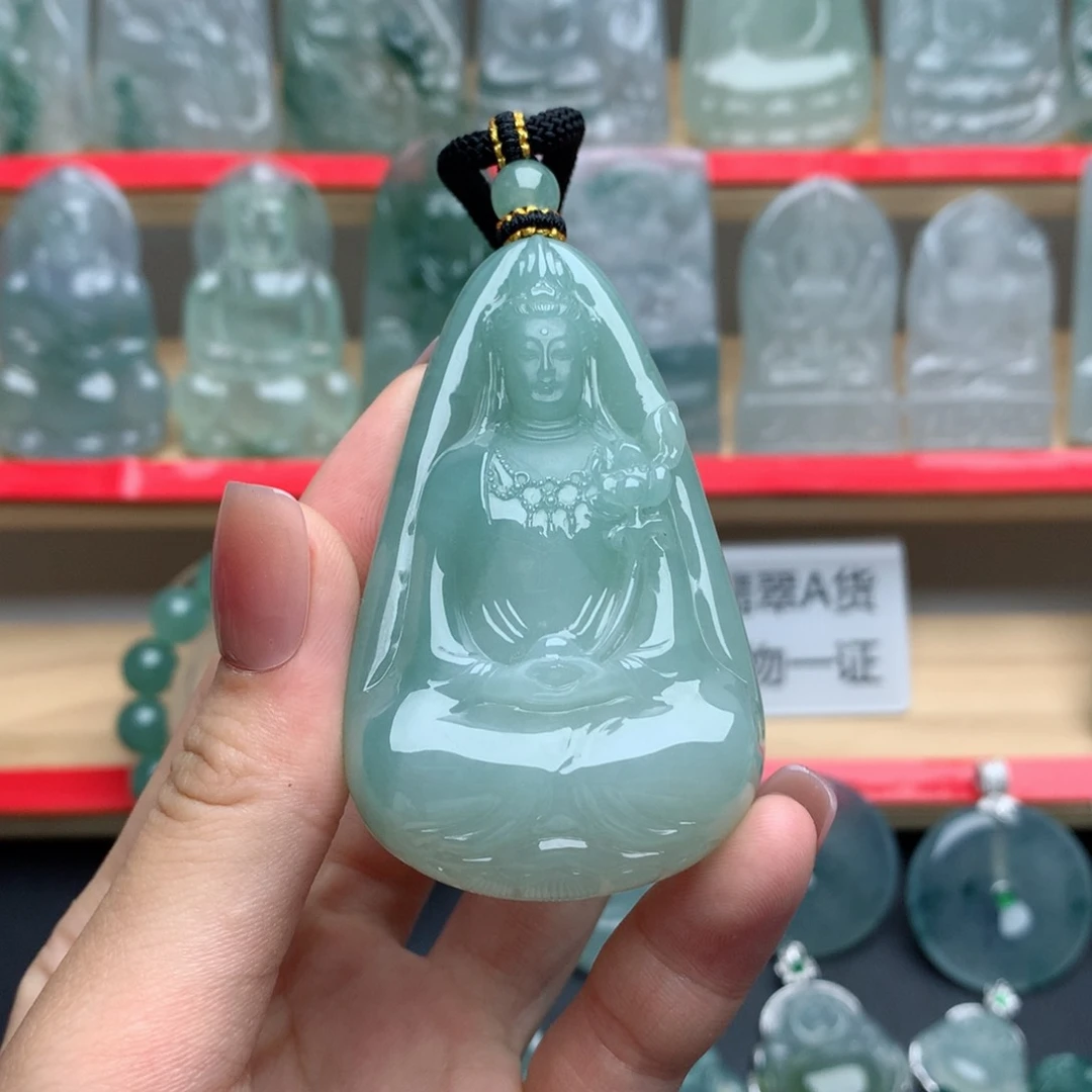 翡翠未镶嵌颈饰豫***子素衣