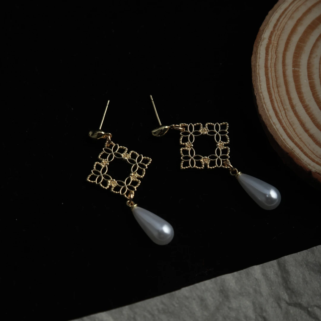 铜合金耳饰 【UULE】蒙古元素日常简约百搭耳饰A004