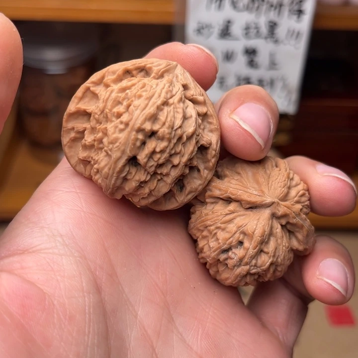 吊坠文玩核桃40全品白狮子