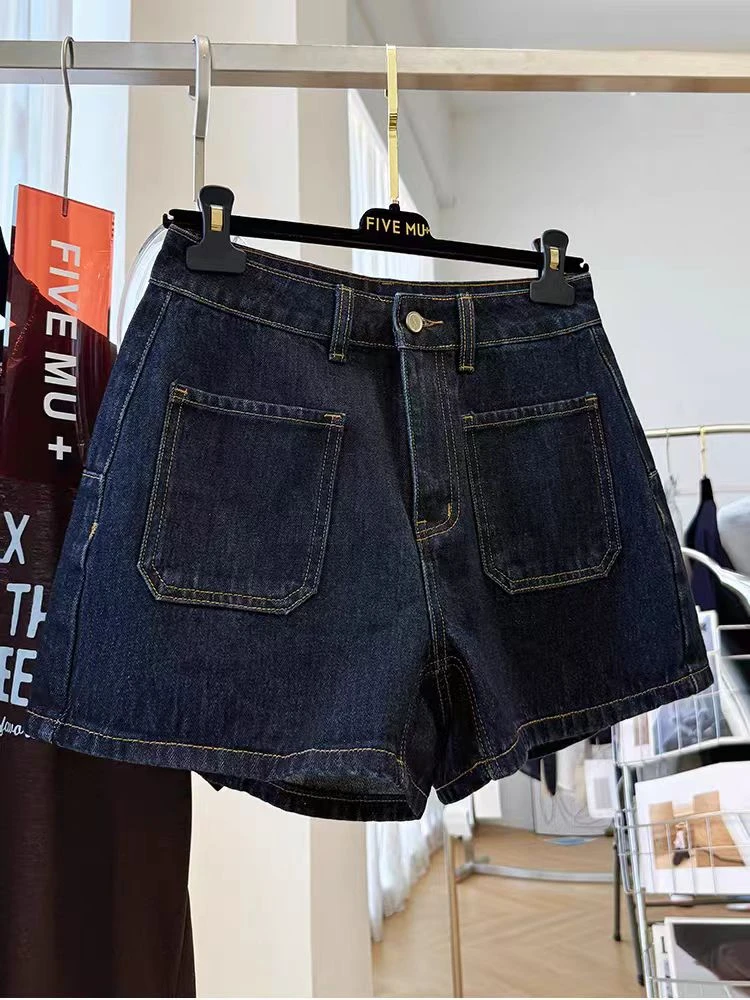 【星·Star】32096夏季高腰A字休闲阔腿短裤牛仔裤时尚百搭