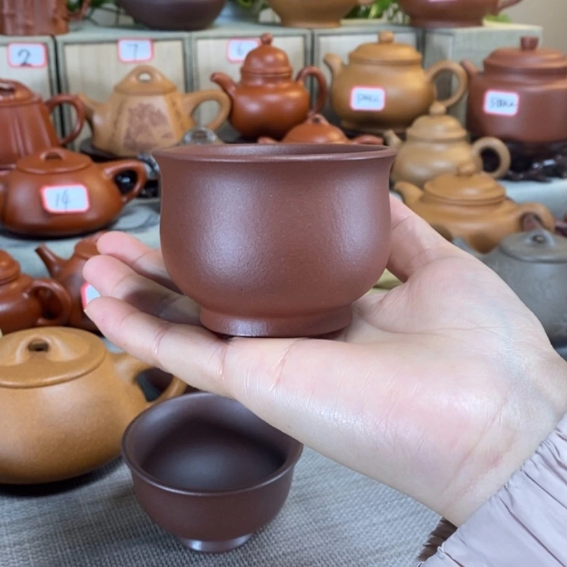 【闪购商品】紫砂茶壶底槽清主人杯