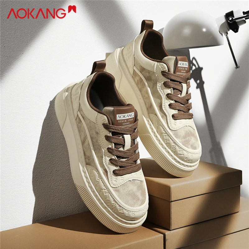 2025秋季男士百搭保暖潮流潮鞋学生低帮厚底休闲板鞋