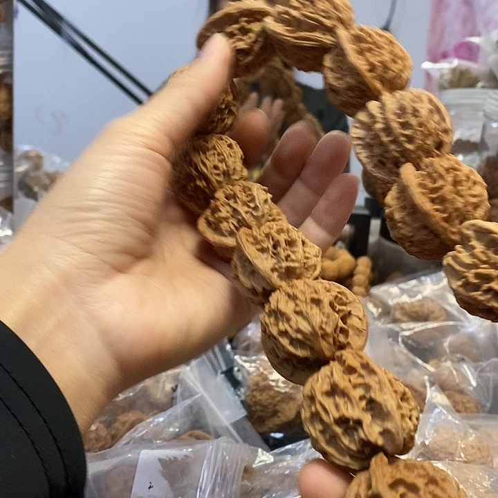 文玩核桃把件33盘山手持油