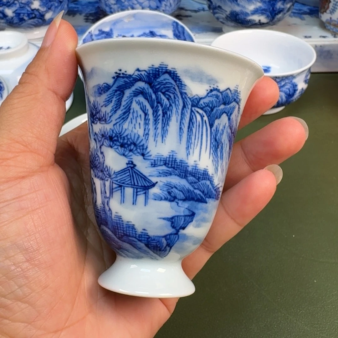 景德镇纯手绘茶具圆圆263