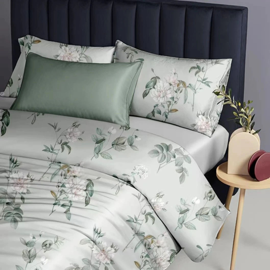 A5104 LF东帝兴蚕丝双人拼角100S兰精天丝夏被 悦夕米白200*230