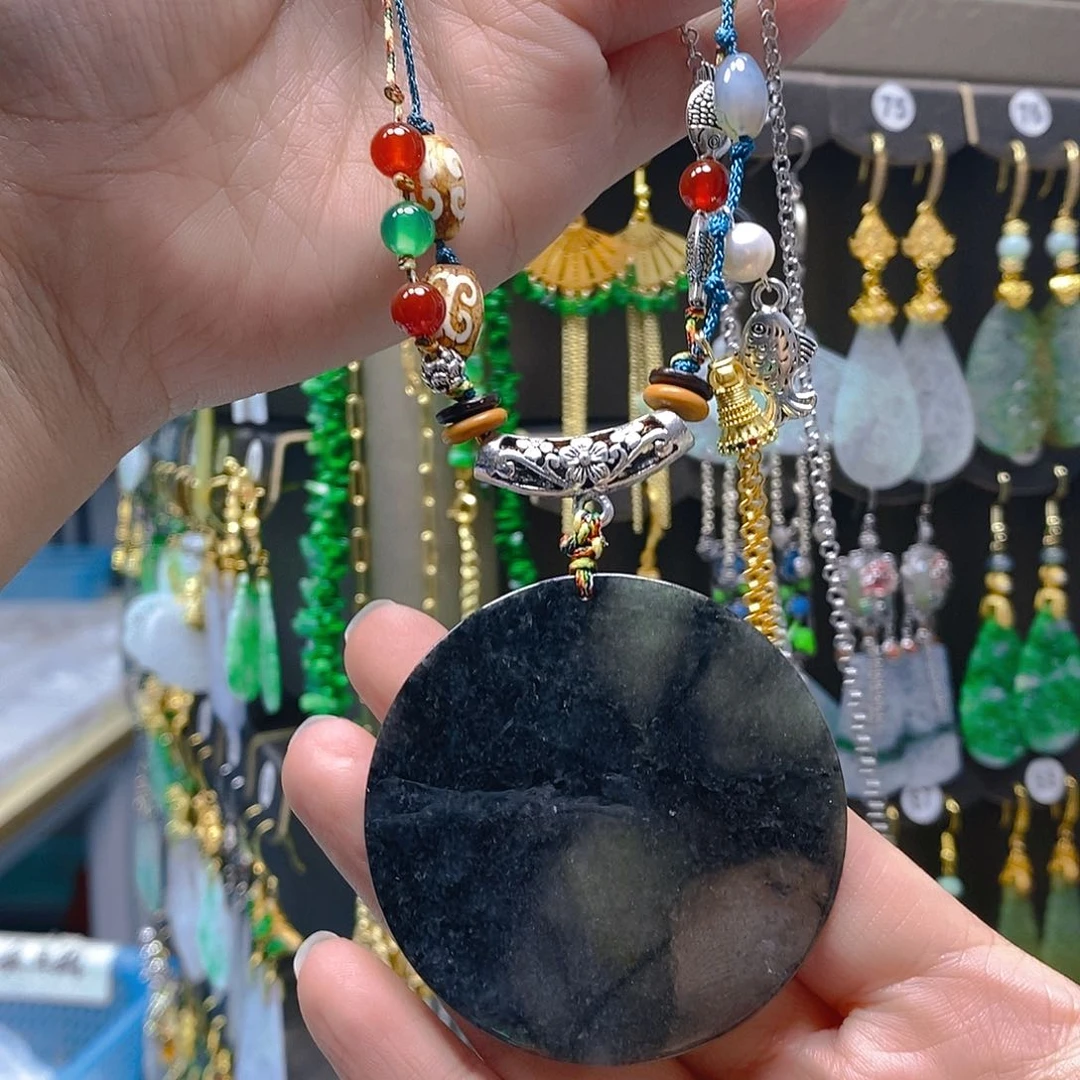 颈饰未镶嵌翡翠翡翠