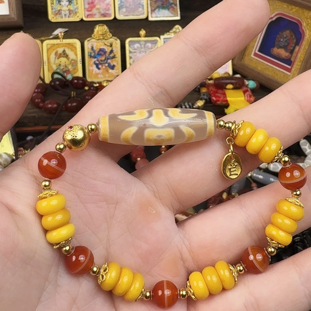 合金手链玛瑙/玉髓0918-51