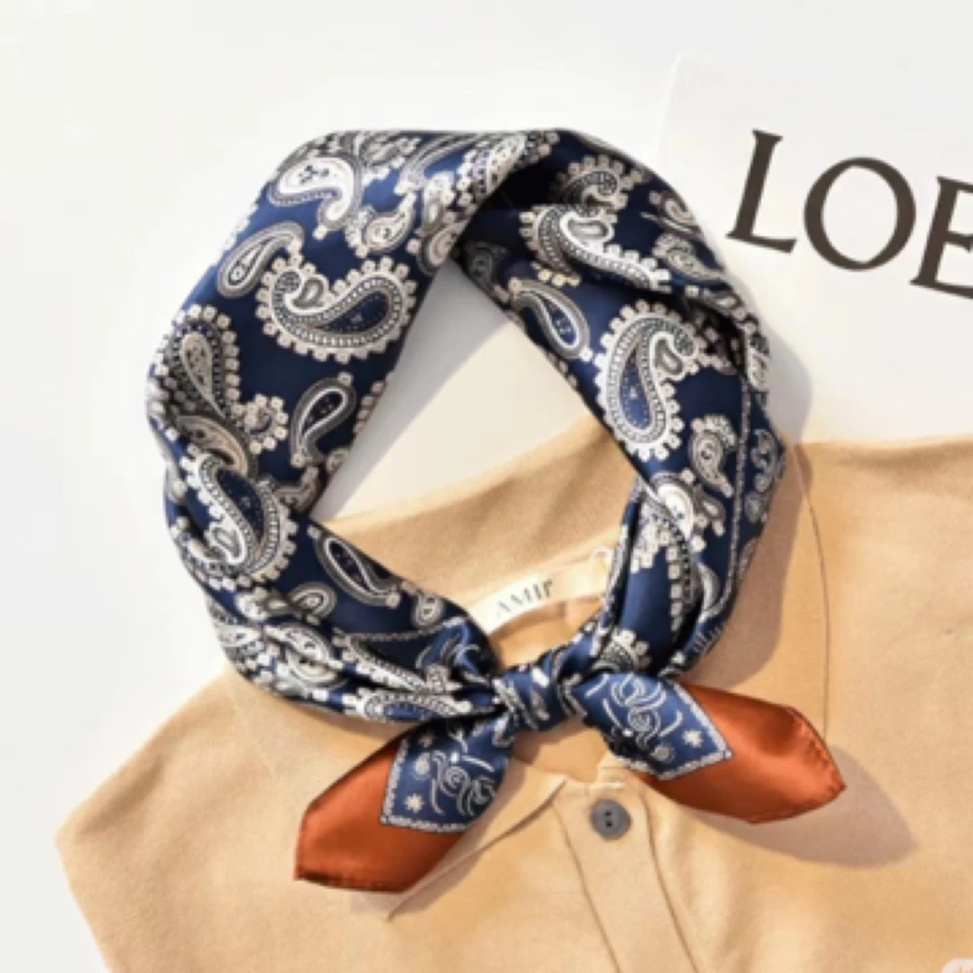 （满天星窄版手）高级丝巾