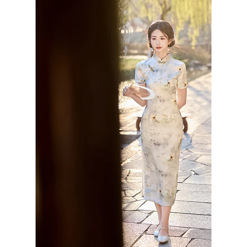 缇花影 | 年轻款旗袍新中式时尚日常改良连衣裙少女士大码高级感