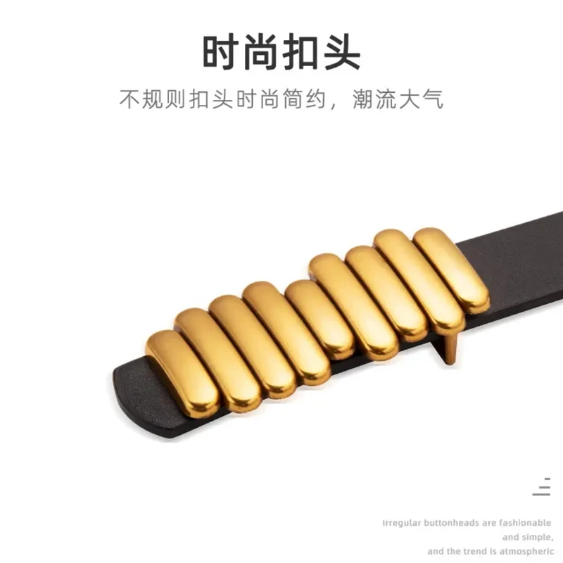 精品真皮牛皮腰带-2.5cm