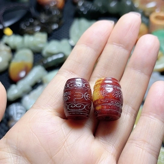 白玉菩提吊坠摆件