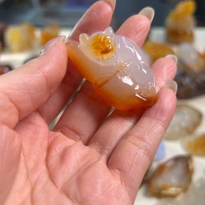 玛瑙/玉髓吊坠(不含链)未镶嵌