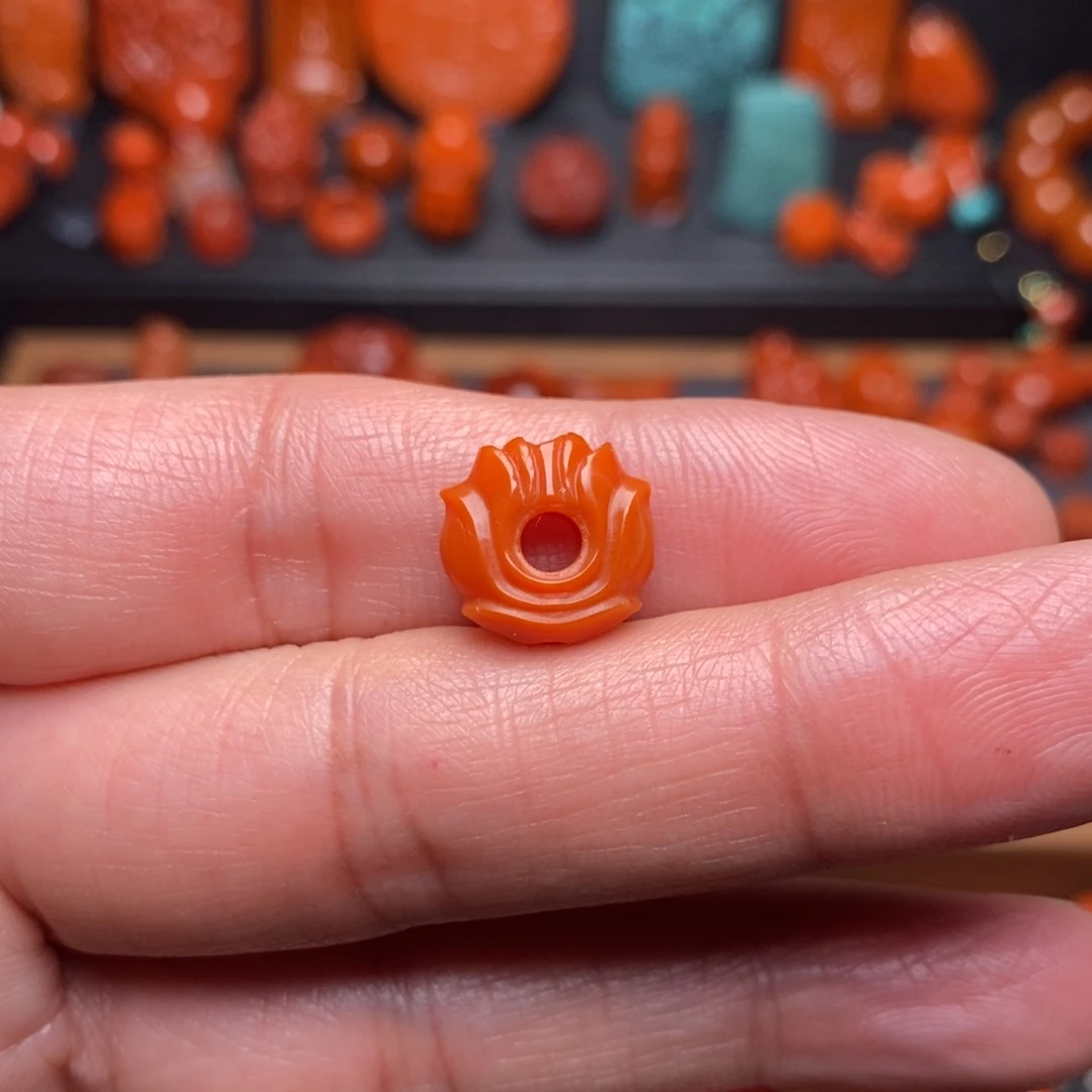 南红玛瑙纯色配饰未镶嵌慵***川