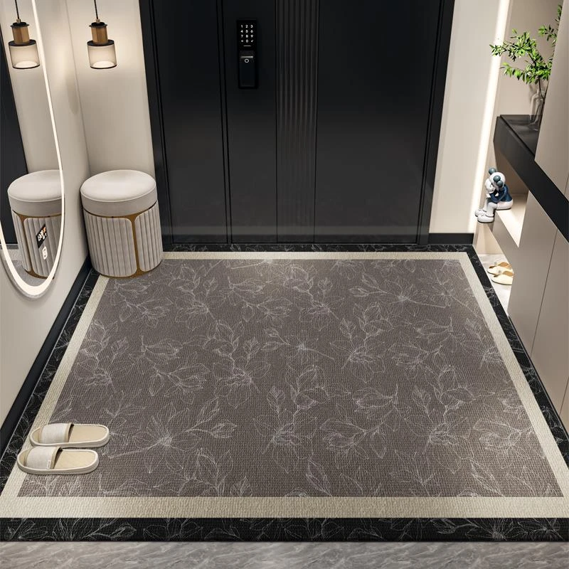 圈绒地垫入户门垫高级感门口玄关脚垫耐脏地毯家用门外可裁剪垫子