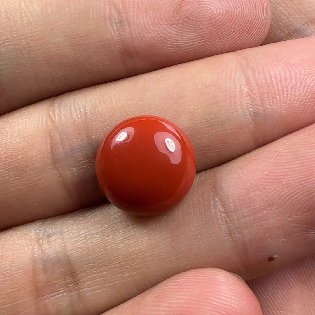 未镶嵌戒面南红玛瑙