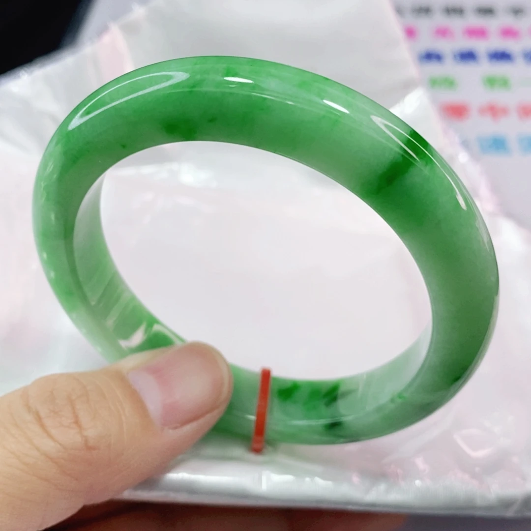 未镶嵌手镯翡翠55圈口