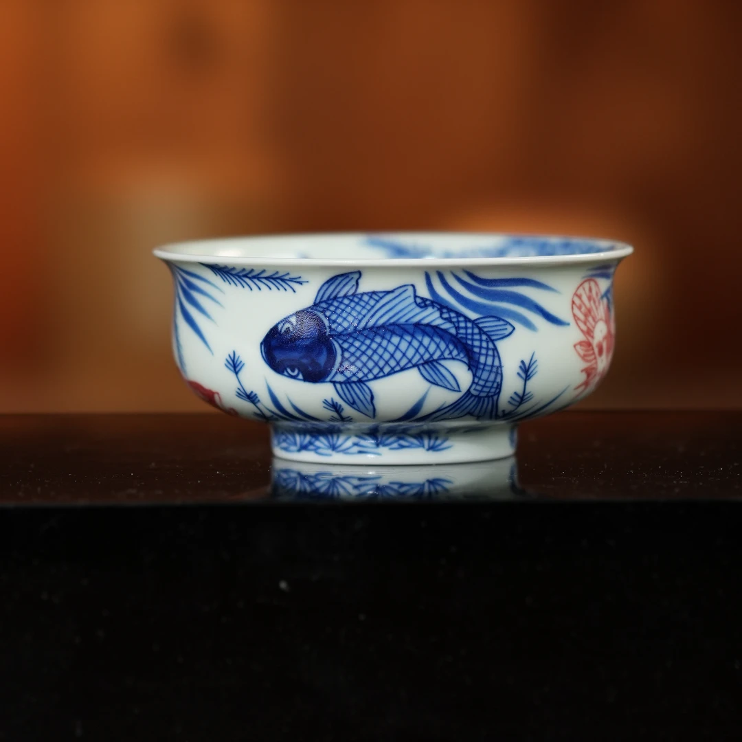 【中国工艺】满工鱼藻主人杯（JD440）