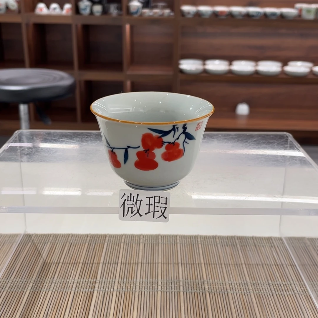 微瑕釉下彩纯手绘